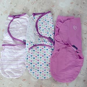 NWT - swaddleme set of three swaddles. Never used.
